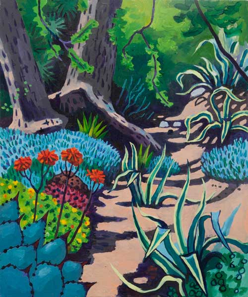 oil painting by the Venice painter, Curtis Hoekzema.