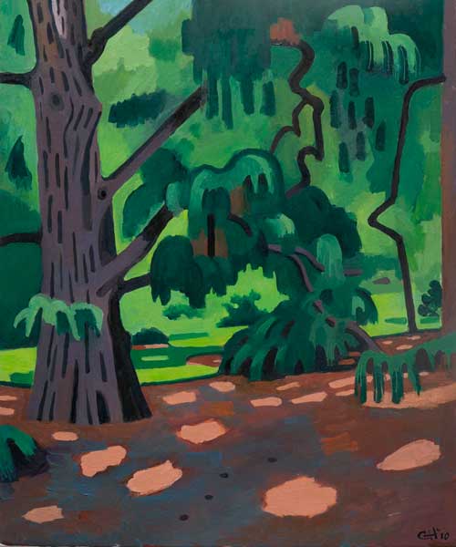 oil painting by the Venice painter, Curtis Hoekzema.