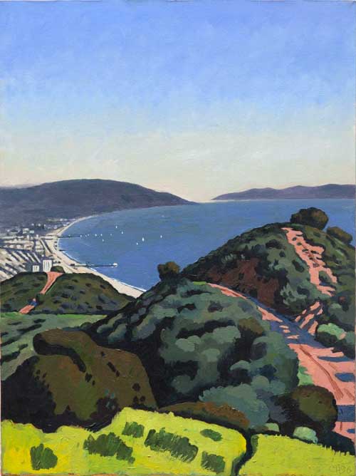 LANDSCAPE - oil painting by the Venice painter, Curtis Hoekzema.