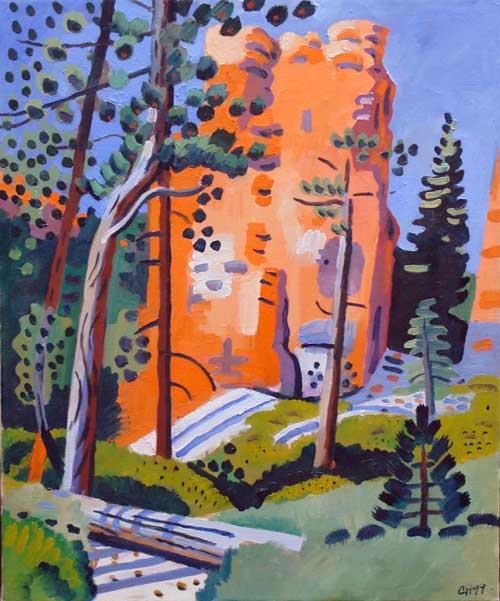 oil painting by the Venice painter, Curtis Hoekzema.