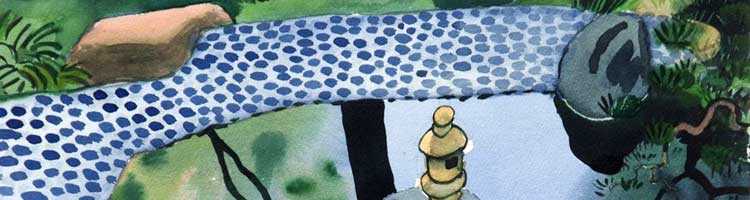 LANDSCAPES - watercolor painting by the Venice painter, Curtis Hoekzema.